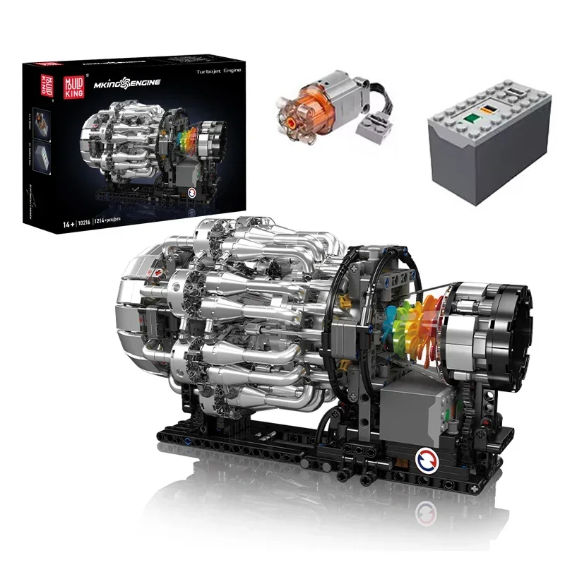 Model Kit Engine - Mold King 10216 Turbojet Motor Model