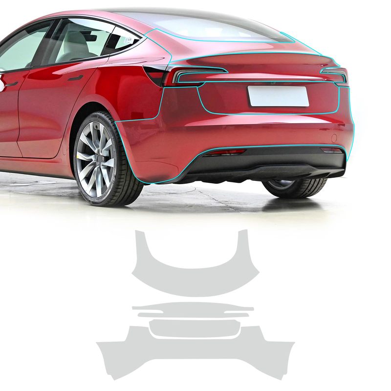 Paint Model Kit - 8,5 miljoen voorgeknipte TPU PPF lakbeschermingsfolie