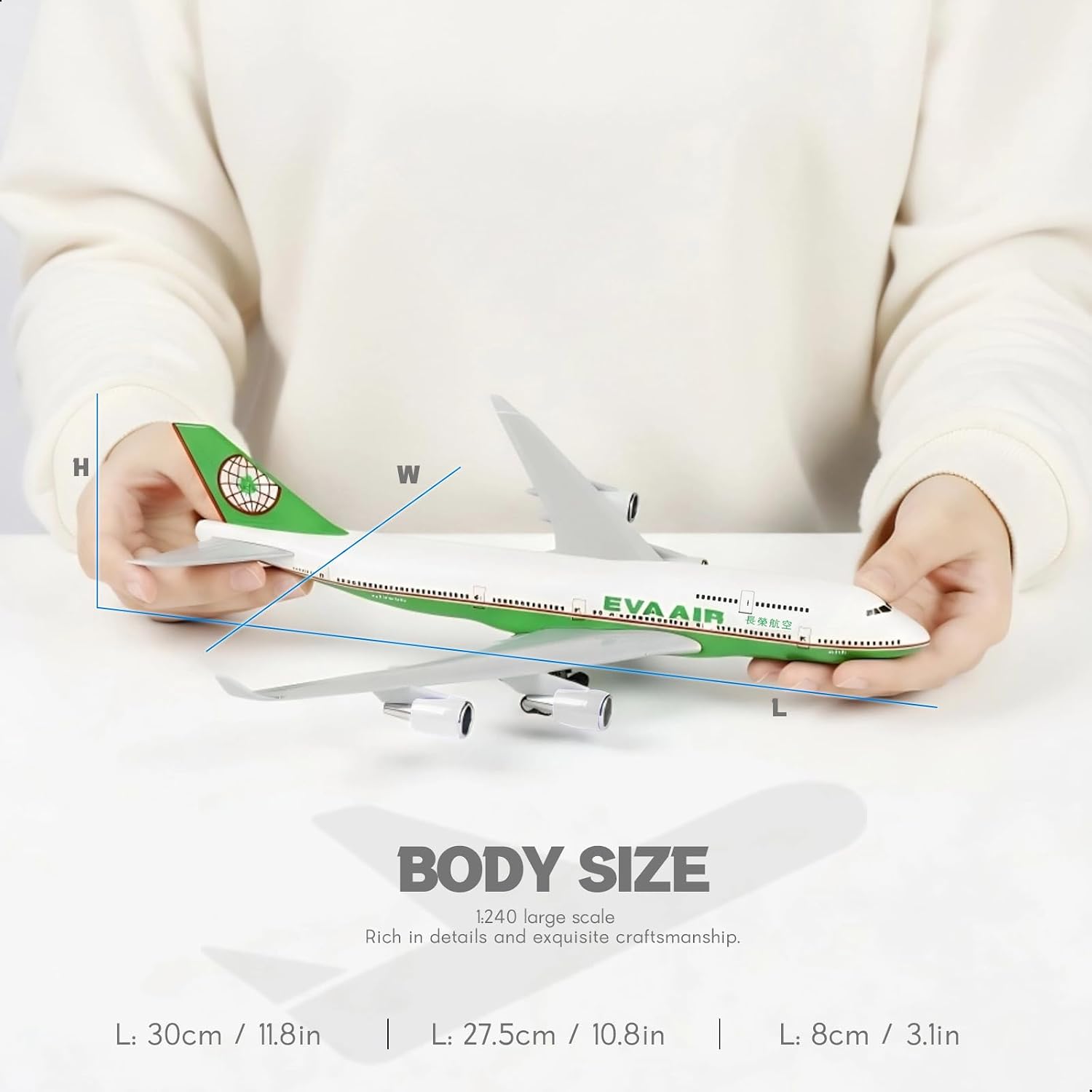 30 cm groot, van EVA-materiaal - Model Kit Eva recensie en prijs